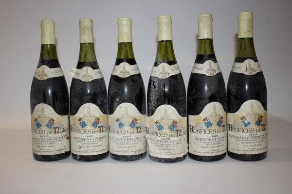 6 Blles NUITS SAINT-GEORGES 1er Cru Les Rues...