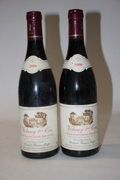 2 Blles VOLNAY 1er Cru Clos de la Rougeotte...