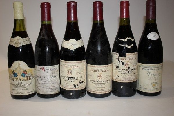 Lot de 6 blles comprenant: