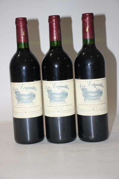 3 Blles CH. LES LUQUETTES Bandol 2003