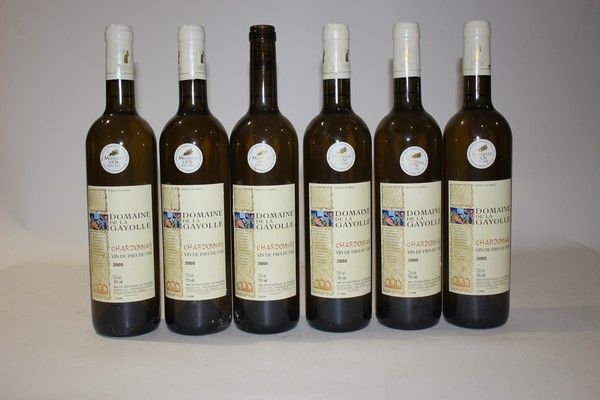 6 Blles DOM. DE LA GAYOLLE VDP du Var Chardonnay...