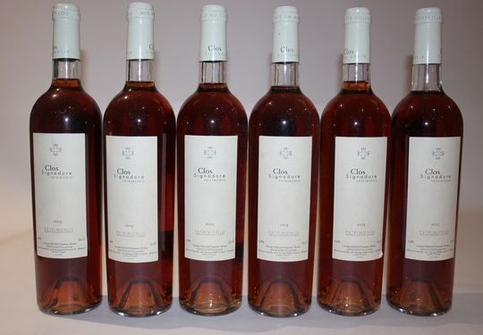 6 Blles CLOS SIGNADORE Patrimonio rosé (Corse)...