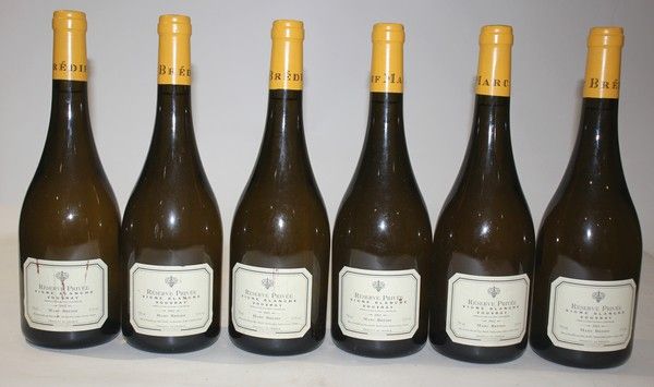 6 Blles VOUVRAY Vigne blanche "Réserve Privée"...