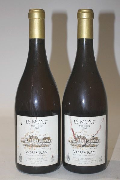2 Blles VOUVRAY moelleux Le Mont mise Dom....