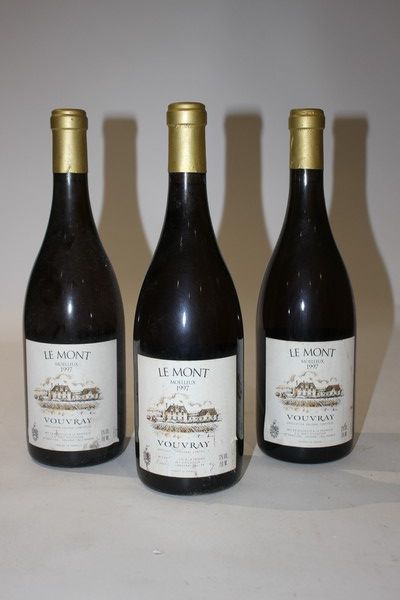 3 Blles VOUVRAY moelleux Le Mont mise Dom....