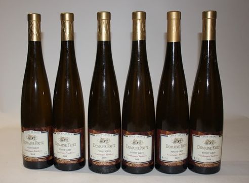 6 Blles PINOT GRIS Vendanges Tardives mise...