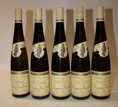 Lot de 5 blles mise Domaine Weinbach :