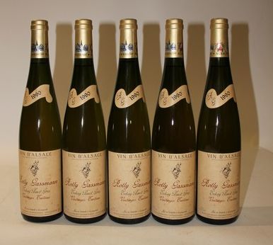 5 Blles TOKAY PINOT GRIS Vendanges Tardives...