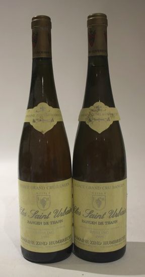 2 Blles RIESLING Rangen de Thann mise Dom....