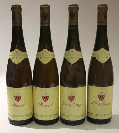 Lot de 4 blles mise Dom. Zind Humbrecht comprenant...