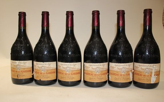 5 Blles CH. DE LA GARDINE Chateauneuf du...
