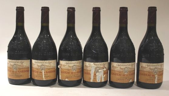 6 Blles CH. DE LA GARDINE Chateauneuf du...