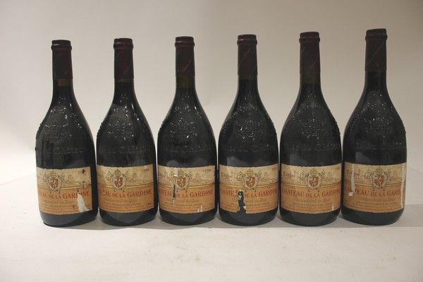 6 Blles CH. DE LA GARDINE Chateauneuf du...