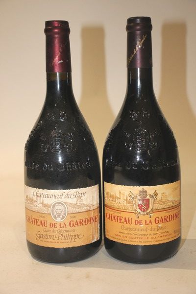 2 Blles CH. DE LA GARDINE Chateauneuf du...