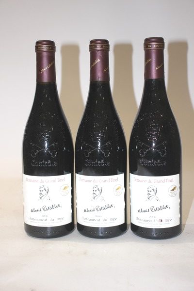 3 Blles DOMAINE DU GRAND TINEL Chateauneuf...