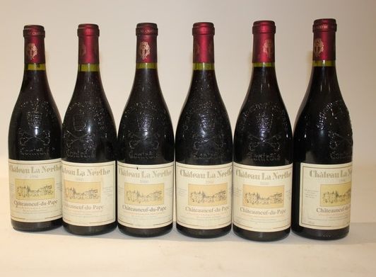 6 Blles CH. LA NERTHE Chateauneuf du Pap...