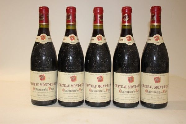 5 Blles CH. MONT-REDON Chateauneuf du Pape...
