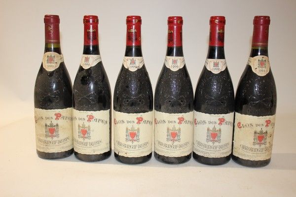 6 Blles CLOS DES PAPES Chateauneuf du Pa...