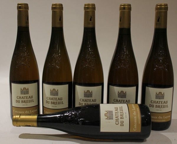 6 Blles COTEAUX DU LAYON mise Château du...