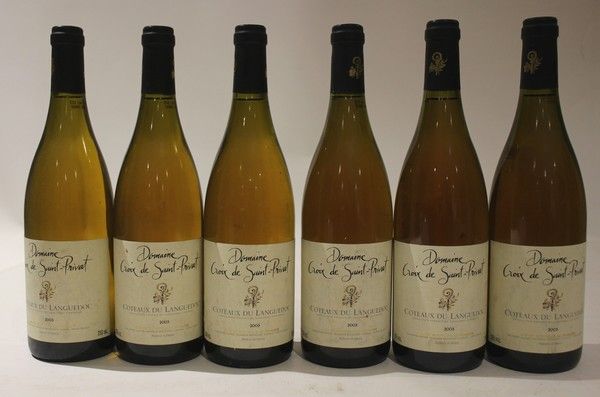 6 Blles COTEAUX DU LANGUEDOC blanc mise Dom....