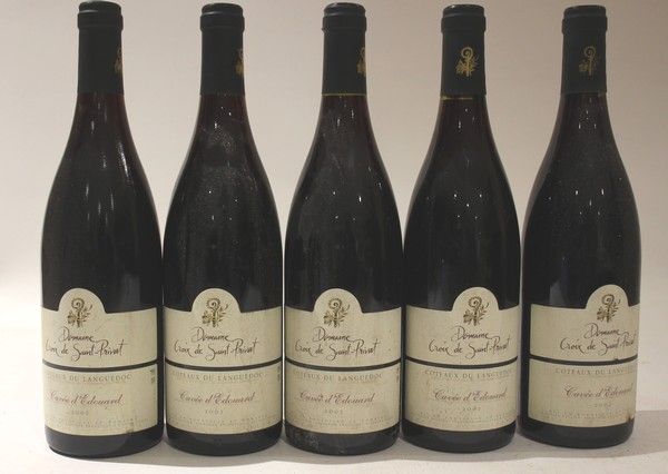 5 Blles COTEAUX DU LANGUEDOC Cuvée d'Edouard...