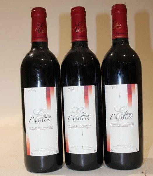 3 Blles COTEAUX DU LANGUEDOC Le Mas de l'Ecriture...