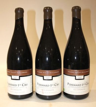 3 Mags POMMARD 1er Cru Les Epenots mise Violot-Guillemard...