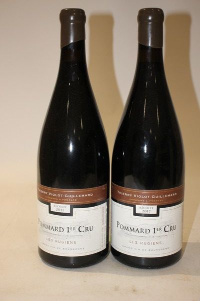 2 Mags POMMARD 1er Cru Les Rugiens mise Violot-Guillemard...
