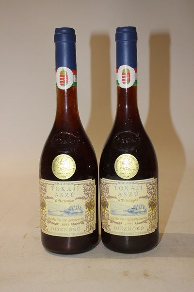 2 x 50 cl TOKAJI ASZU 6 Puttonyos mise Disznoko...
