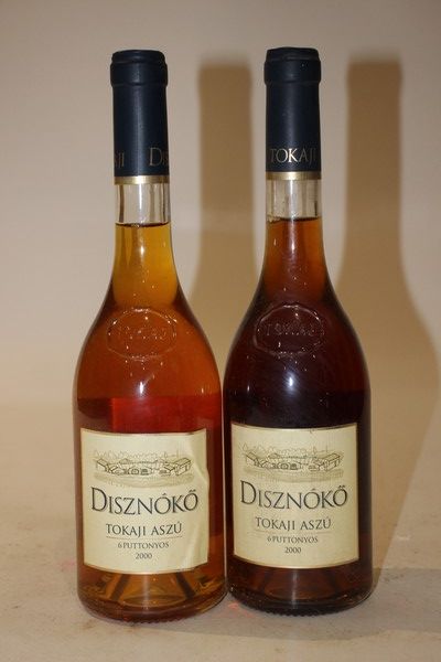 2 x 50 cl TOKAJI ASZU 6 Puttonyos mise Disznoko...