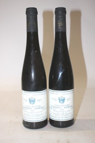 2 x 50 cl Furmint-Eiswein mise Landauer (Autriche)...