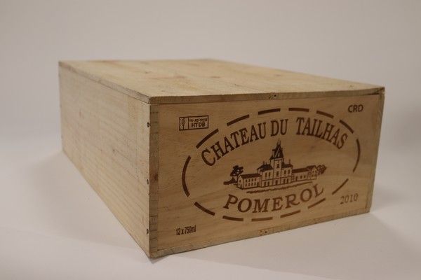 12 Blles CH. DU TAILHAS Pomerol 2010.