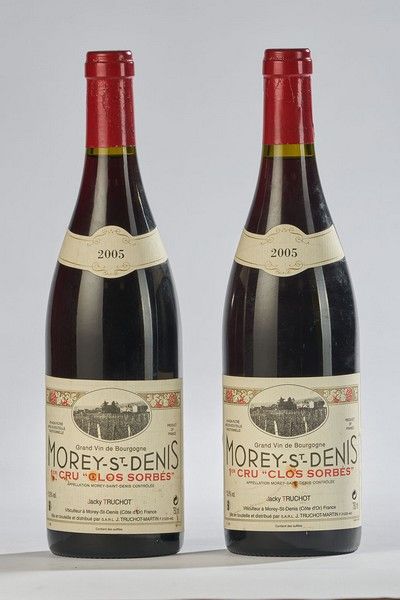 2 Blles MOREY SAINT DENIS 1er Cru Clos Sorbés,...