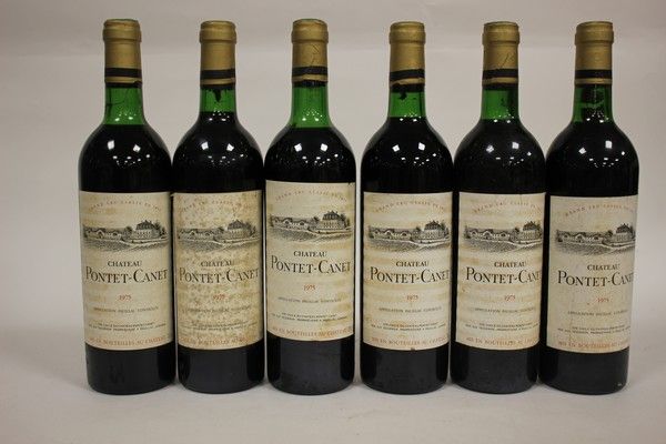 6 Blles CH. PONTET CANET Pauillac GCC 19...