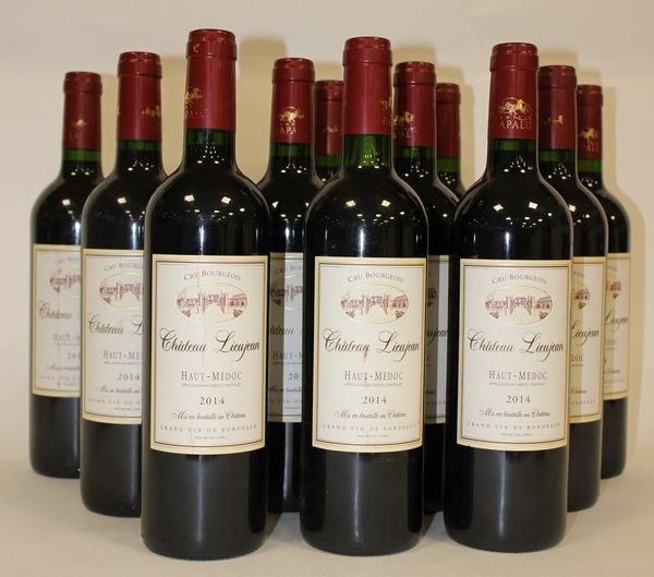 12 Blles CH. LIEUJAN Haut Médoc CB 2014