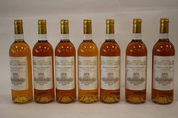7 Blles CH. FILHOT Sauternes GCC 2017