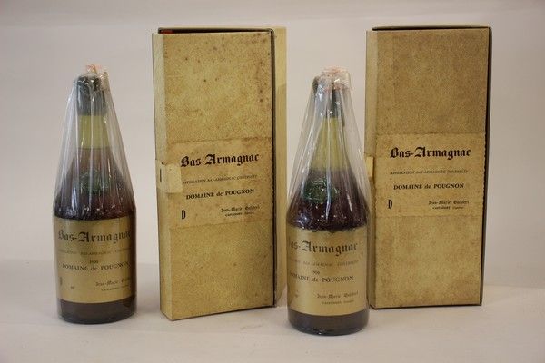 2 Blles Bas Armagnac  mise DOMAINE DE POUGNON...