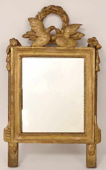 PETIT MIROIR rectangulaire dans un cadre...