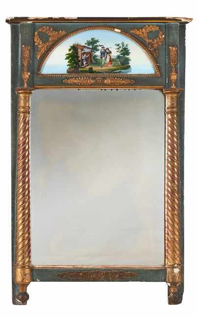 MIROIR DE CHEMINÉE rectangulaire dans un...