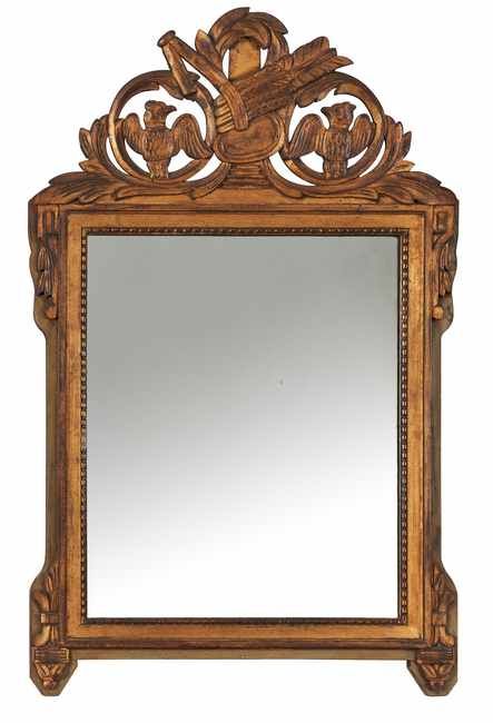 MIROIR rectangulaire dans un cadre en bois...