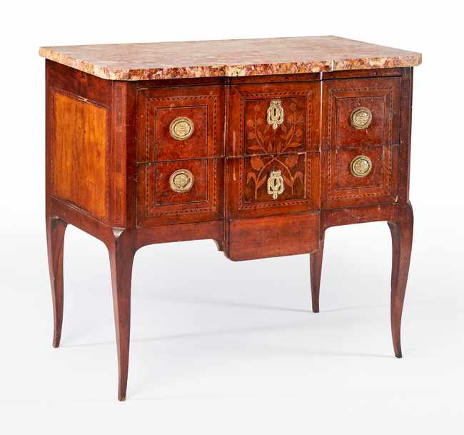COMMODE type sauteuse de forme rectangulaire...