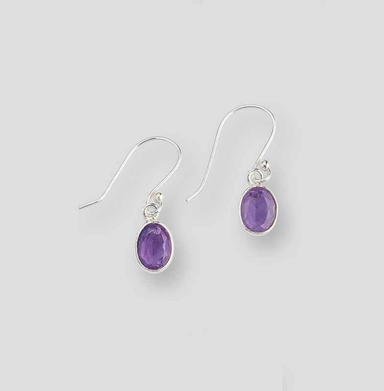 PAIRE DE BOUCLES D'OREILLES en argent (925)...