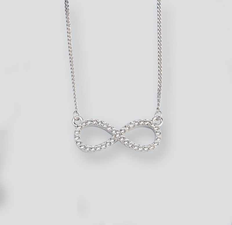 COLLIER en argent (925) avec pendentif au...