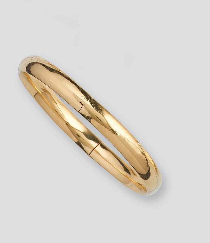 BRACELET DEMI JONC en or (750).