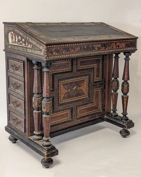 PETIT BUREAU DE PENTE style DAVENPORT en...