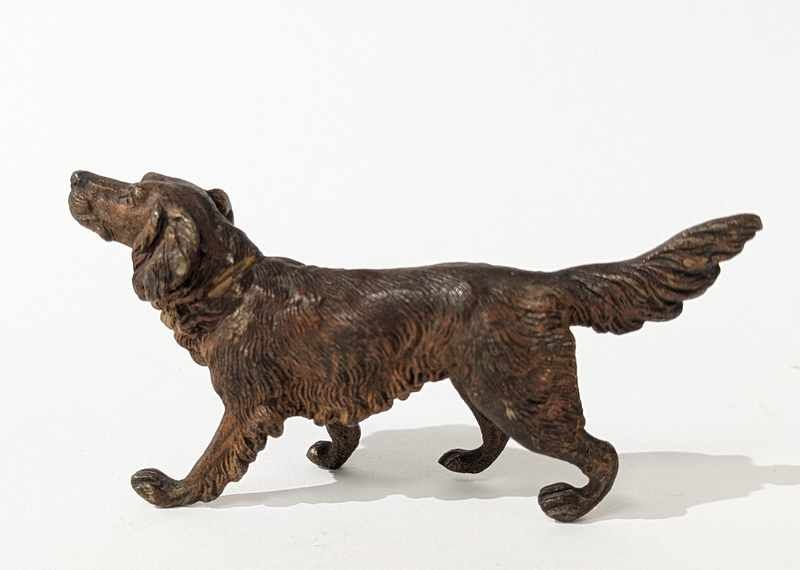 BRONZE DE VIENNE représentant un setter ...