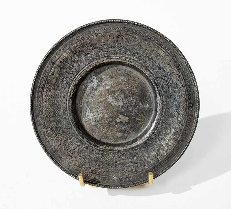 SOUCOUPE circulaire en argent (950) guil...