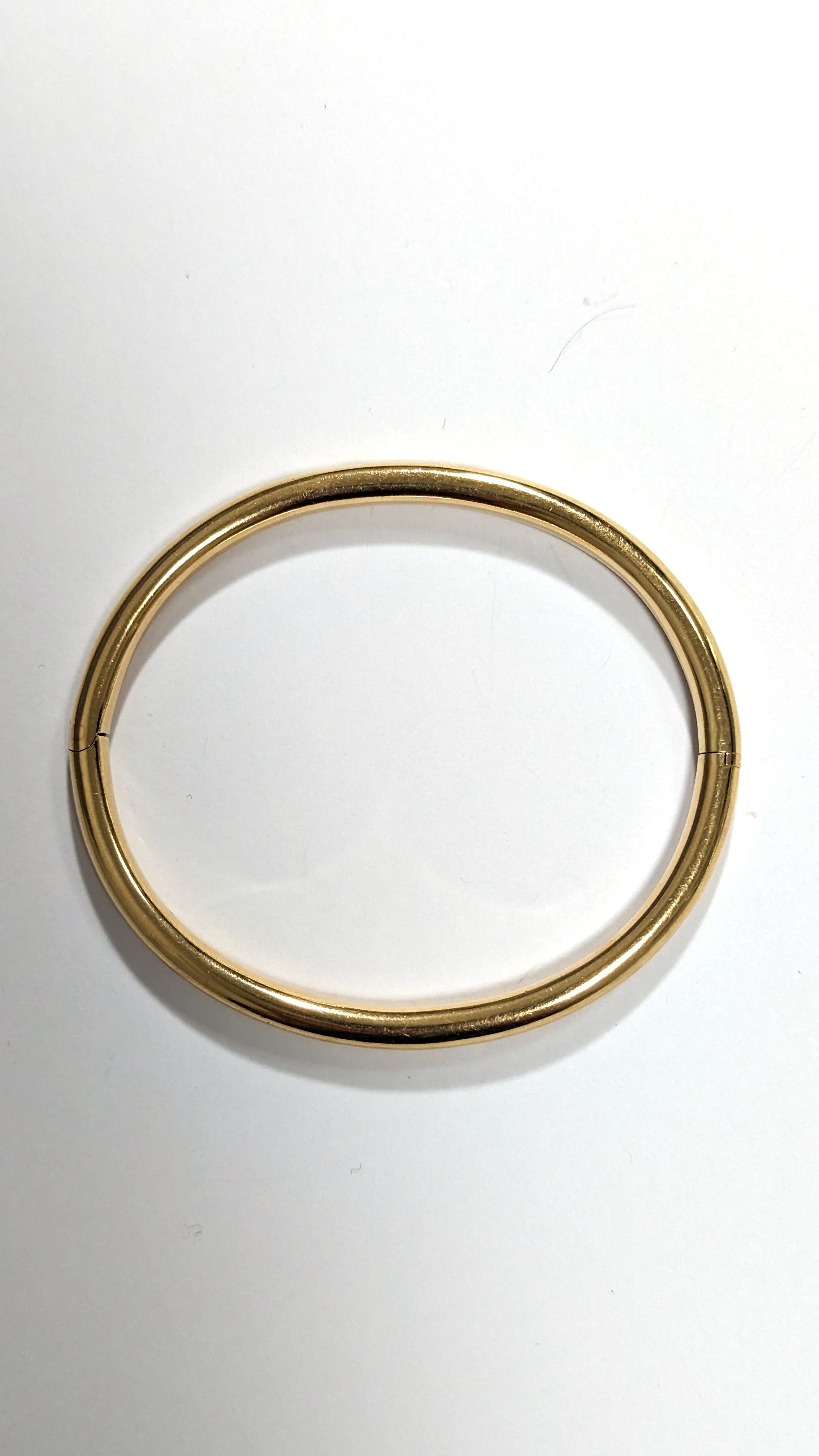 BRACELET jonc en or jaune (750).