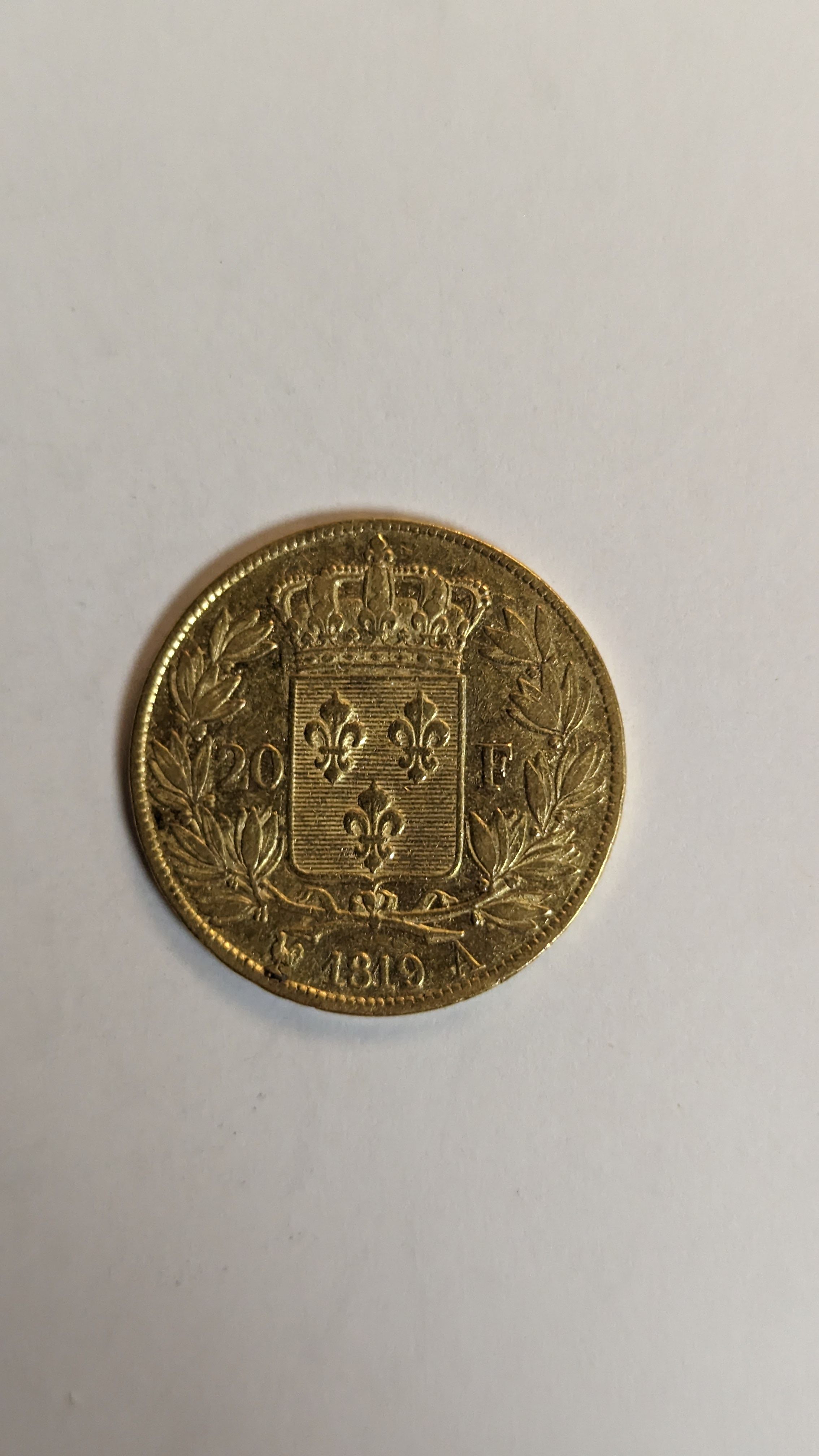 1 PIECE DE 20 FRANCS en or. Graveur Michaut....