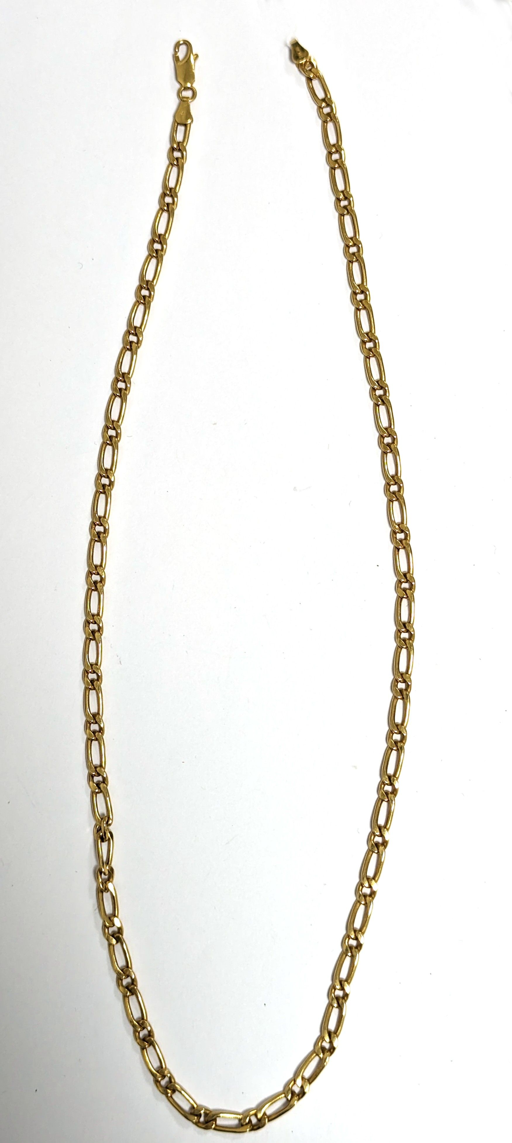 COLLIER à mailles gourmettes en or (750)